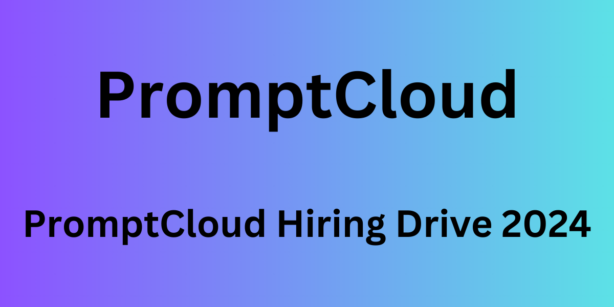 PromptCloud Hiring Drive