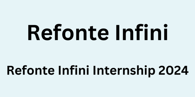 Refonte Infini Internship