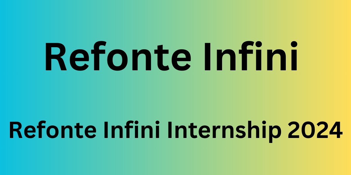 Refonte Infini Internship